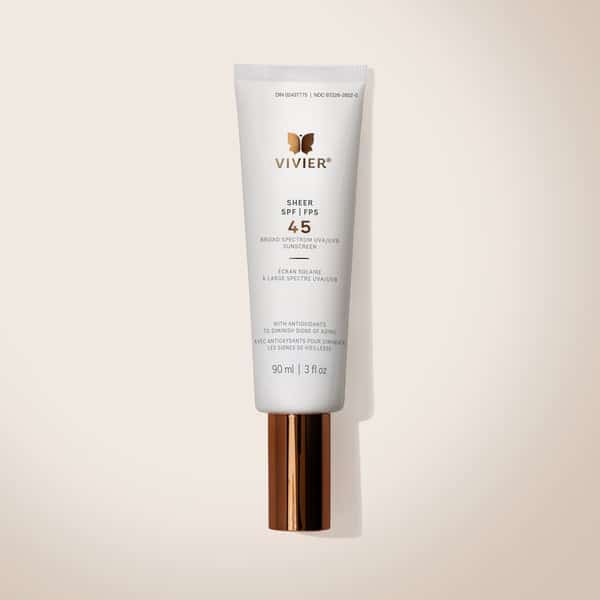 Vivier Sheer SPF 45 at DermaZone Medical Spa in Oakville